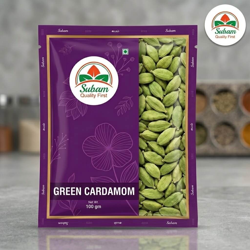 Green Cardamom 8 mm (Indian)