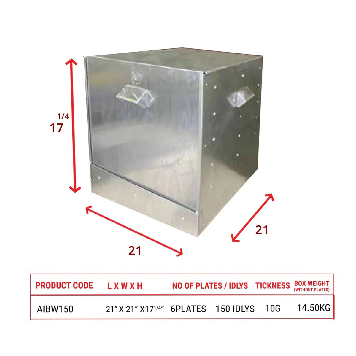 Idly Steamer (AL) - 150 Idly